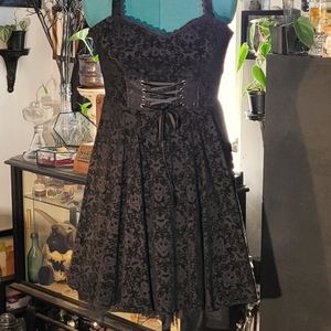 The Nightmare Before Christmas Flocked Dress